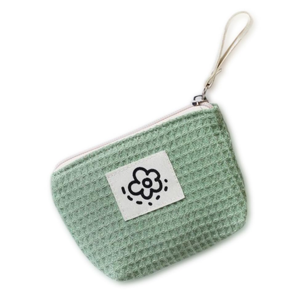 RUIXIAOXI Small Cosmetic Bag,Makeup Bags, lipstick pouch Beauty Makeup Lipstick Cosmetic Accessories Organizer Women and Girls (green)