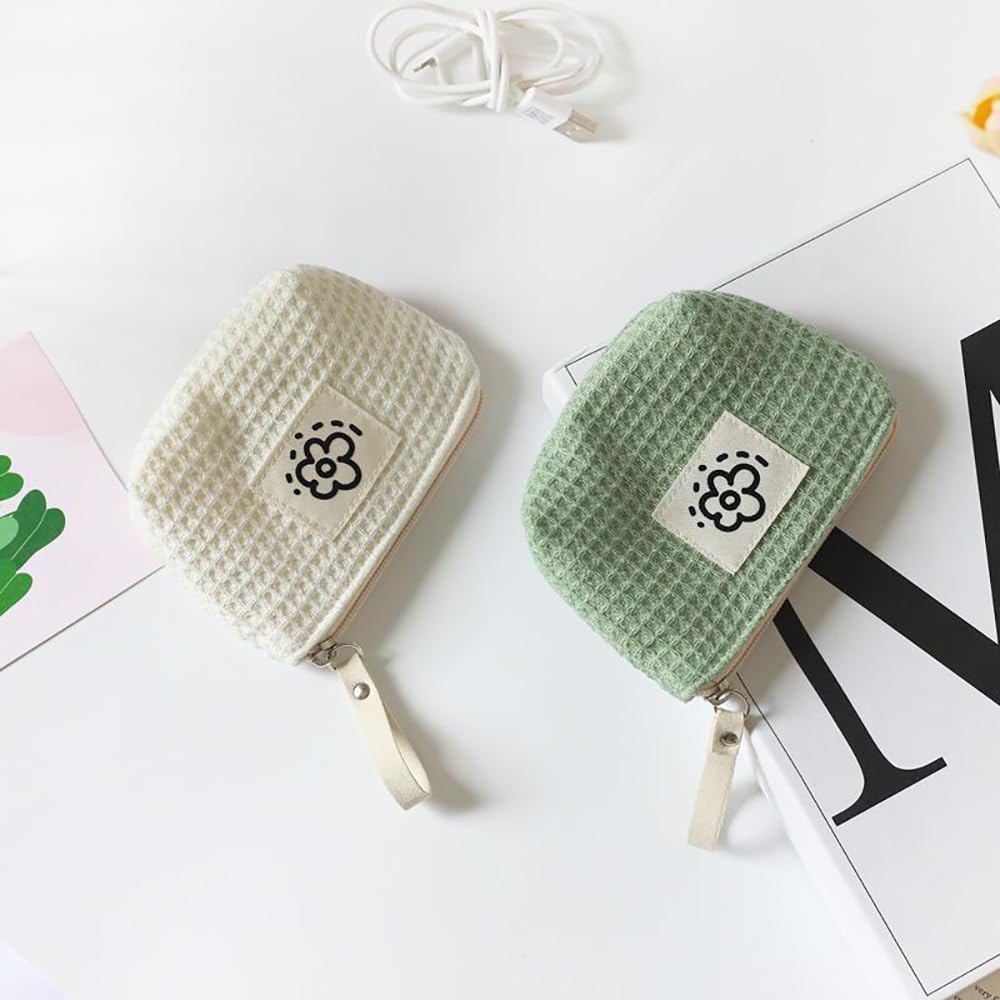 RUIXIAOXI Small Cosmetic Bag,Makeup Bags, lipstick pouch Beauty Makeup Lipstick Cosmetic Accessories Organizer Women and Girls (green)