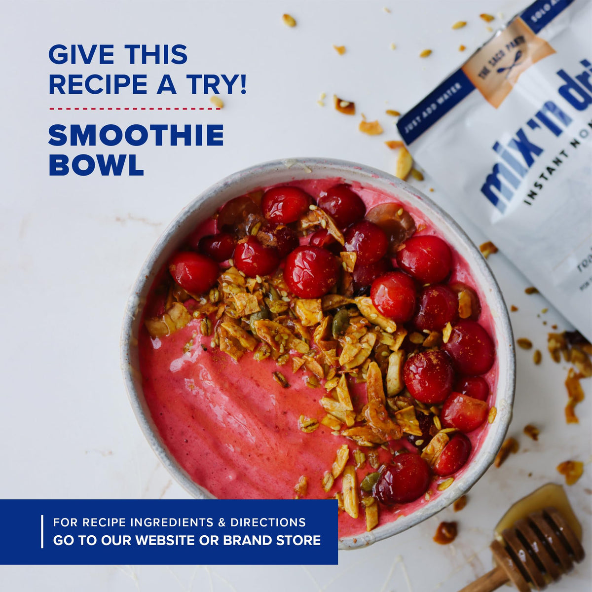 SACO Mix 'n Drink Instant Skim Milk — Fat-Free, High Calcium & Protein, Makes 10 Gallons