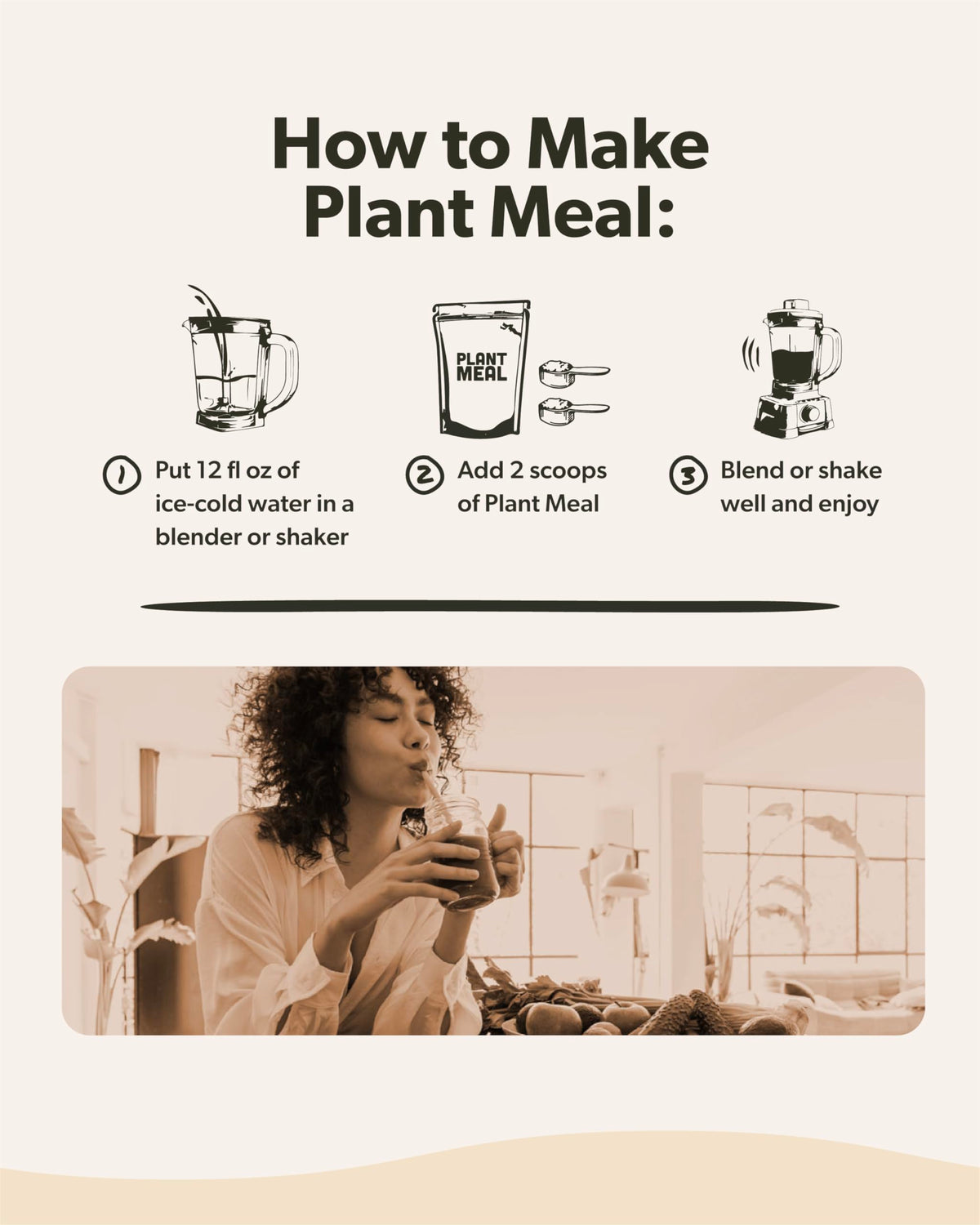 Plant Meal Replacement Shake - Vanilla | 25g Plant-Based Protein + 76+ Organic Superfoods