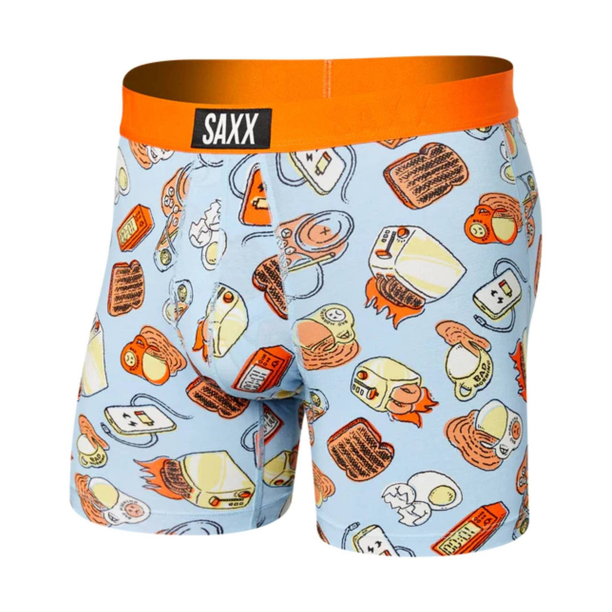 SAXX Men's Vibe Boxer Brief - Bad Morning Blue
