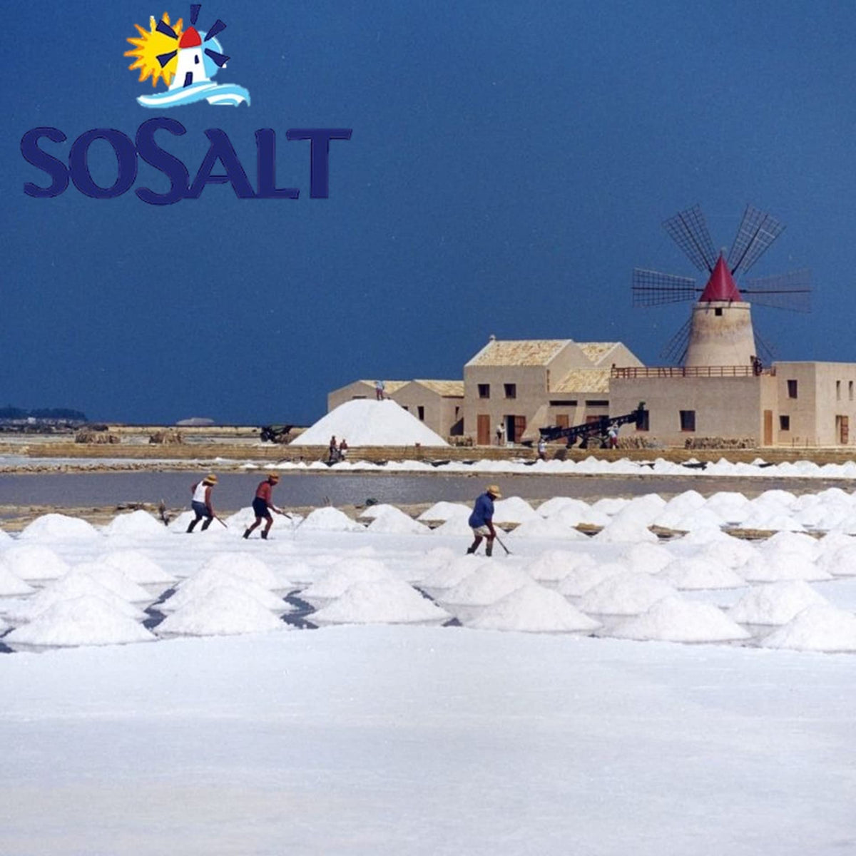 SOSALT DAL MARE DI TRAPANI Coarse Sicilian Sea Salt – Bulk 12.5 kg, Kosher OU, Trapani, Sicily
