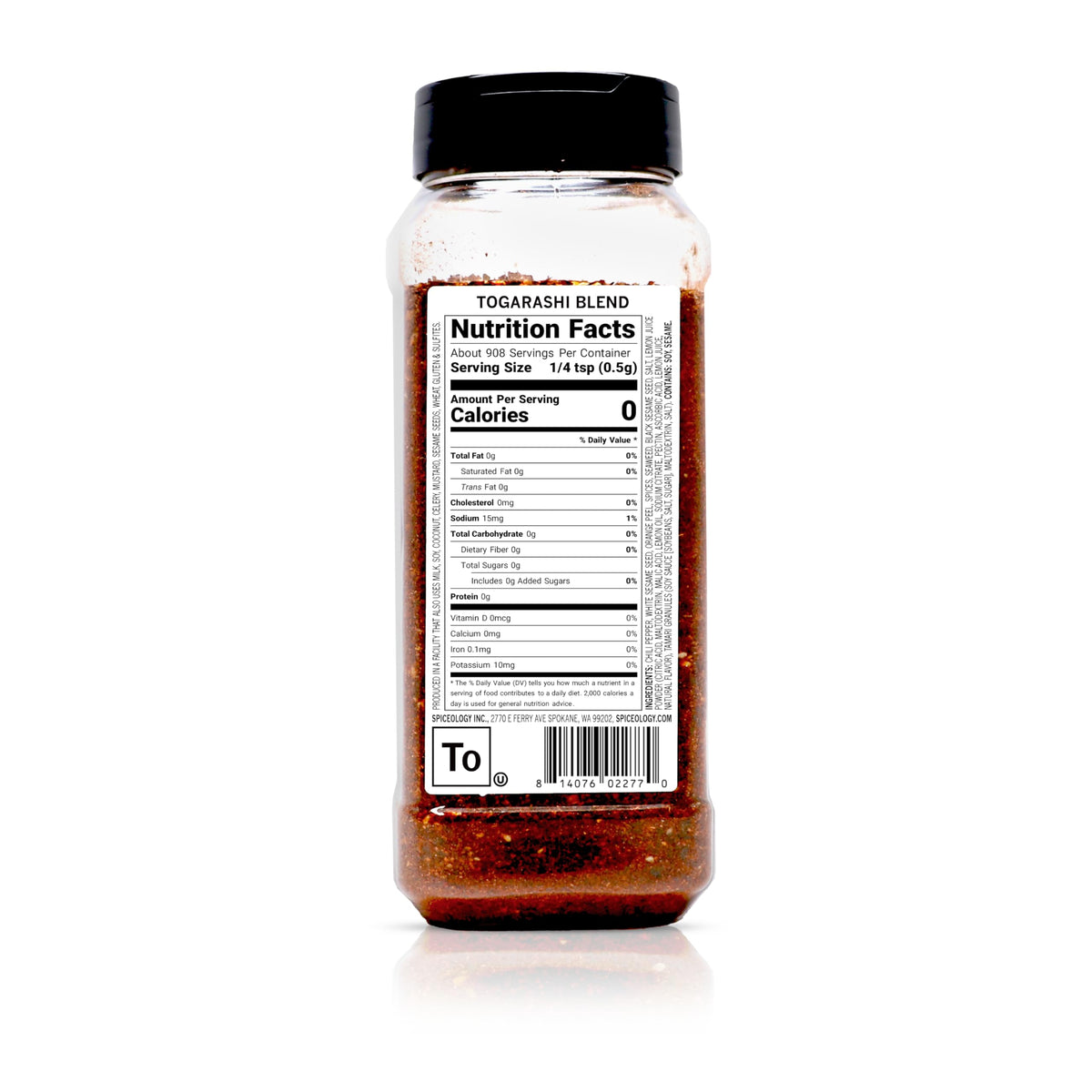 Spiceology Togarashi Japanese 7-Spice Blend – Gluten-Free Umami Seasoning (16 oz)