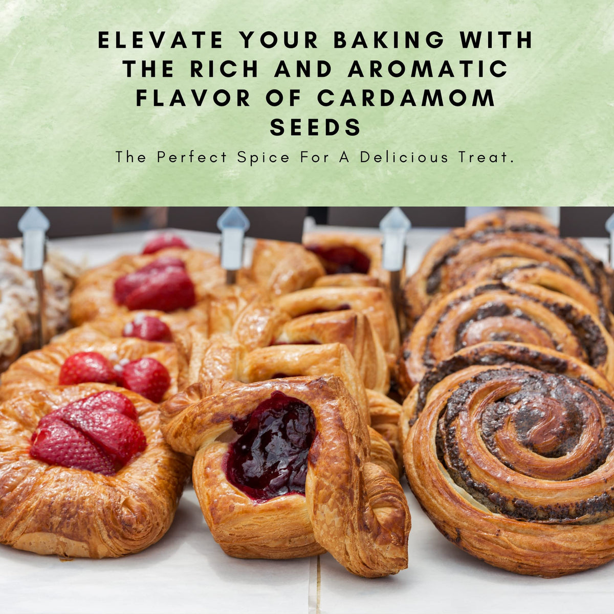 SPICY ORGANIC Decorticated Cardamom Seeds, 16 oz – 100% USDA Organic | Elevate Beverages, Curries, and Baked Goods