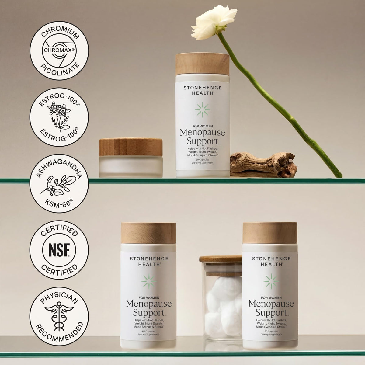 Stonehenge Health Menopause Support™ | Mood, Energy, Stress, Hot Flashes