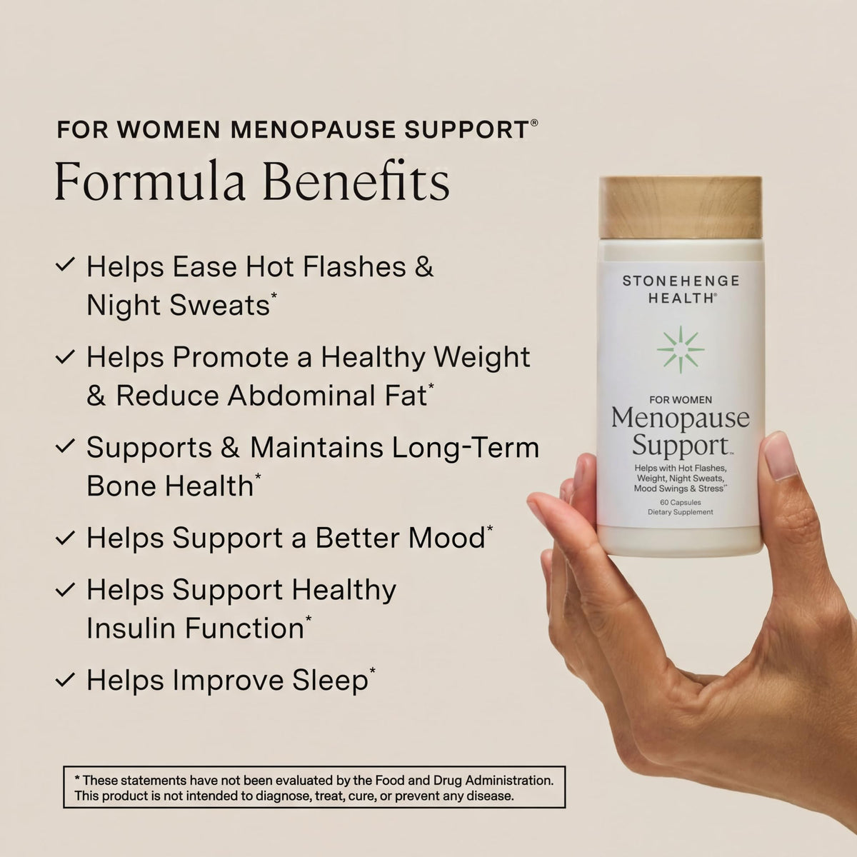 Stonehenge Health Menopause Support™ | Mood, Energy, Stress, Hot Flashes