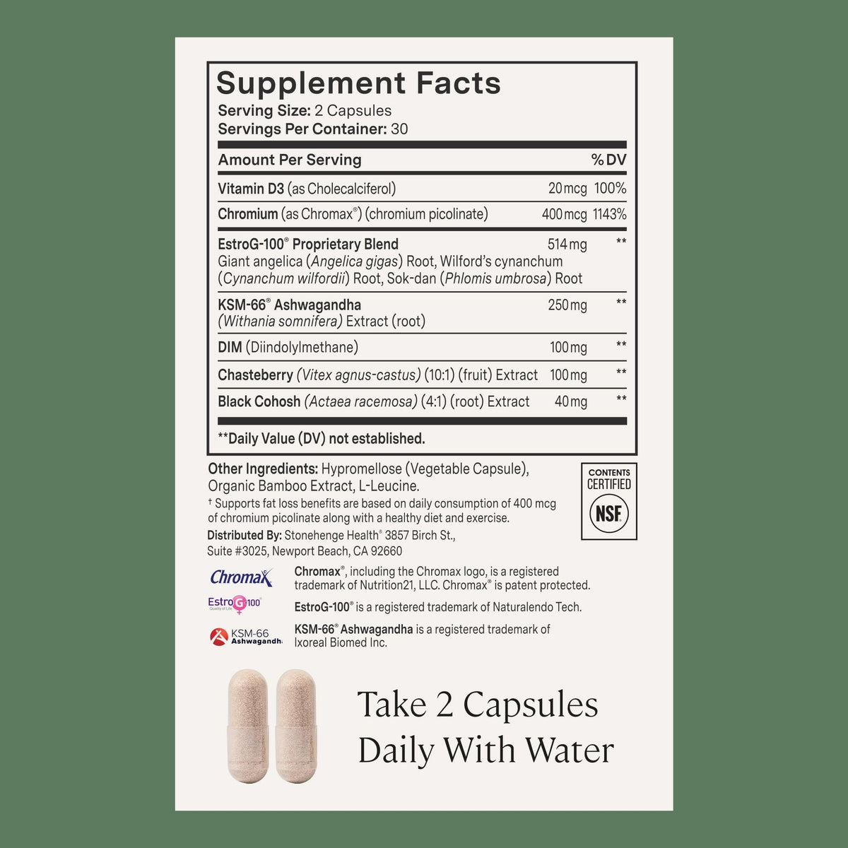 Stonehenge Health Menopause Support™ | Mood, Energy, Stress, Hot Flashes