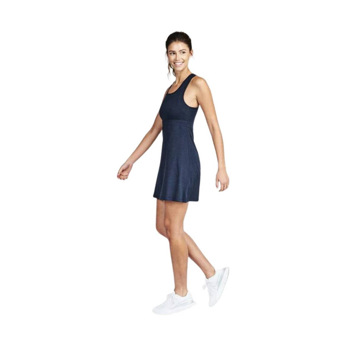 Tasc Women's Rhythm Racer Back Fitness Dress - Classic Navy FINAL SALE