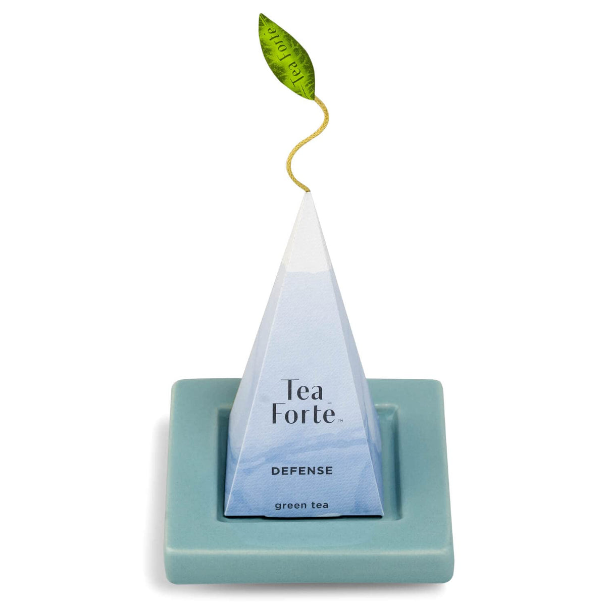 Tea Forte Gift Set with Cafe Cup, Tea Tray & 10 Pyramid Infuser Tea Bags | Gift for Mom