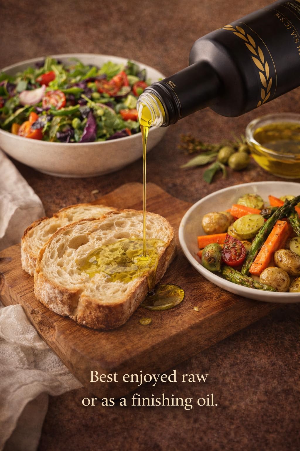 USDA Organic Olympia Premium Olive Oil Extra Virgin — 1029 mg/kg Polyphenols | The Olive Temple