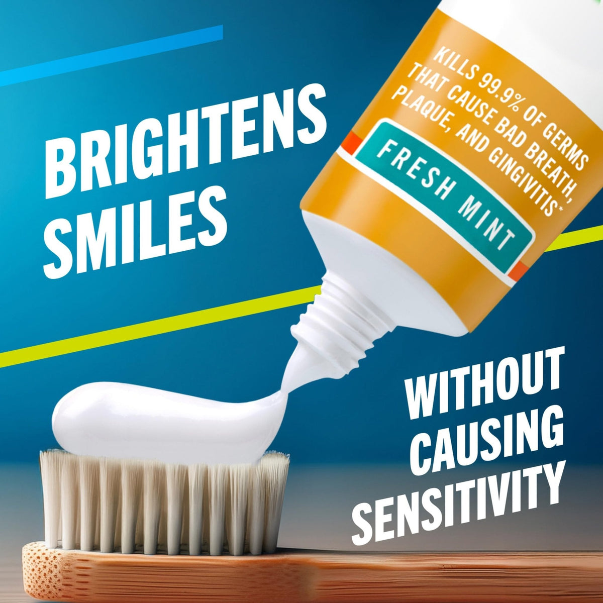 TheraBreath Deep Clean Toothpaste, Fresh Mint, 4 oz, 2-Pack