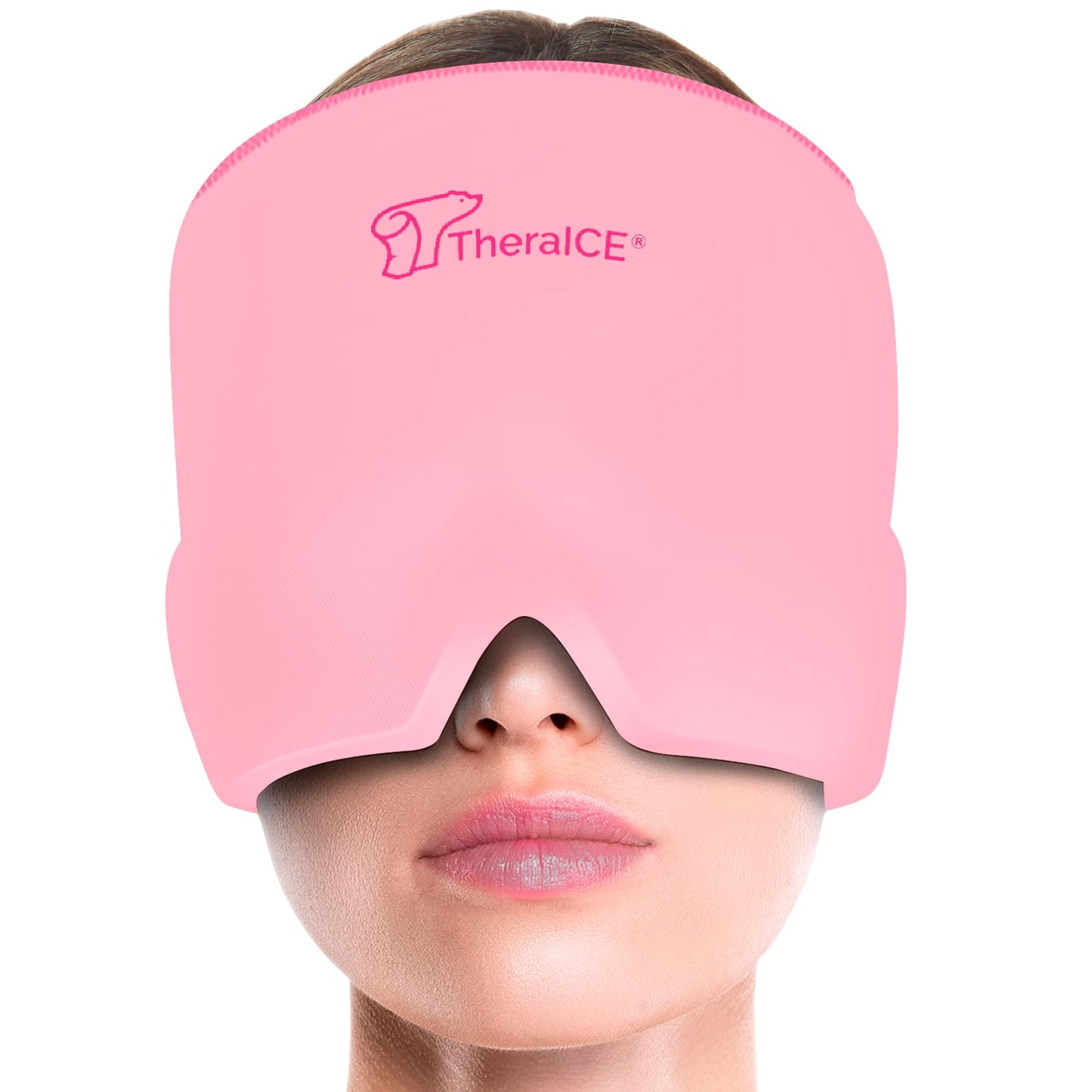TheraICE Headache Relief Cap for Women, Headache Hat Migraine Ice Pack Mask