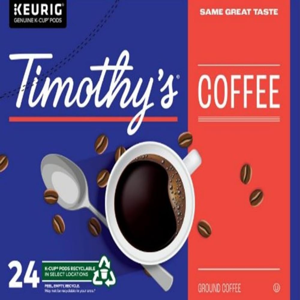 Timothy's World Coffee German Chocolate Cake K-Cup for Keurig Brews – 96 Count