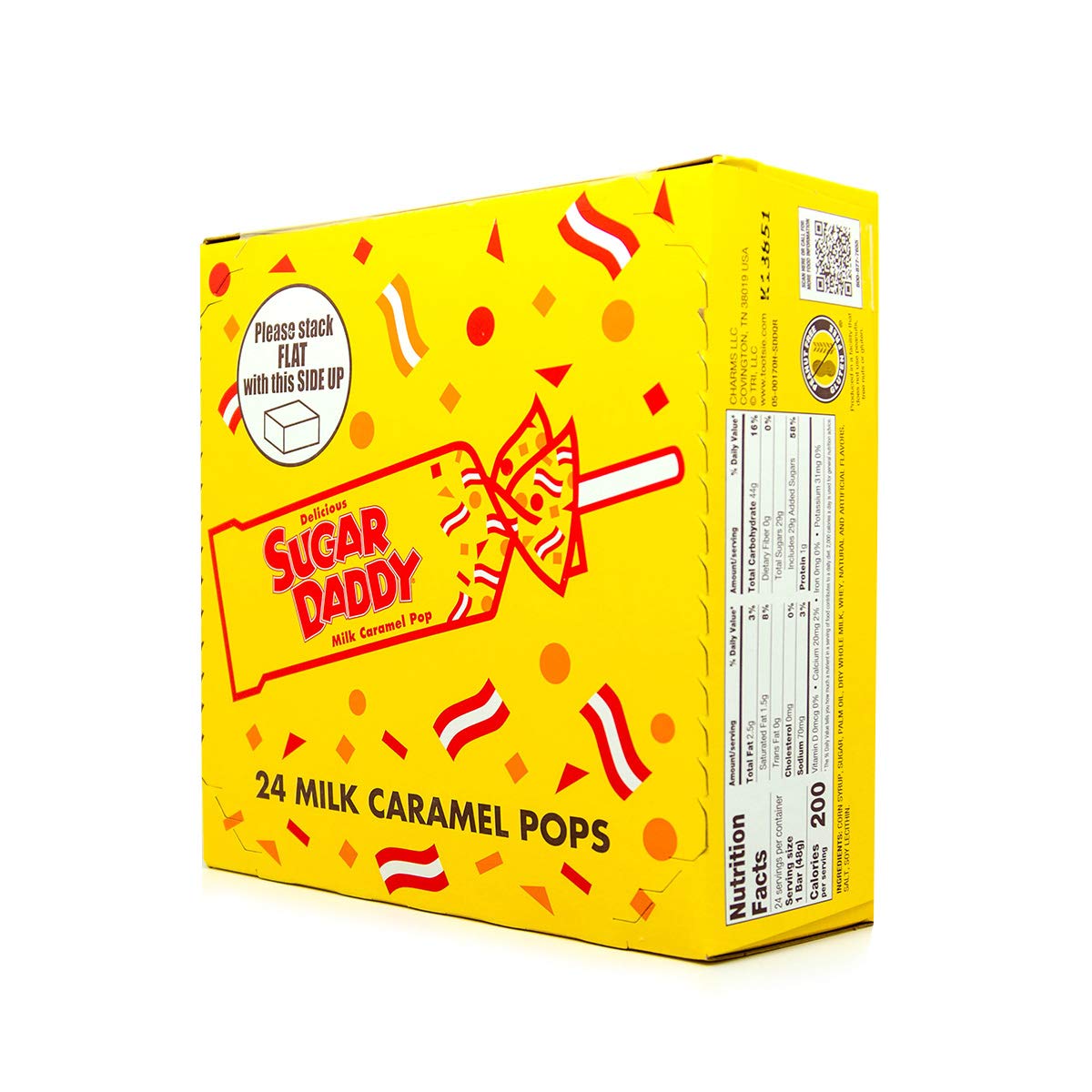 Sugar Daddies Milk Caramel Pops – 24 Count, Peanut Free & Gluten Free | Tootsie Roll