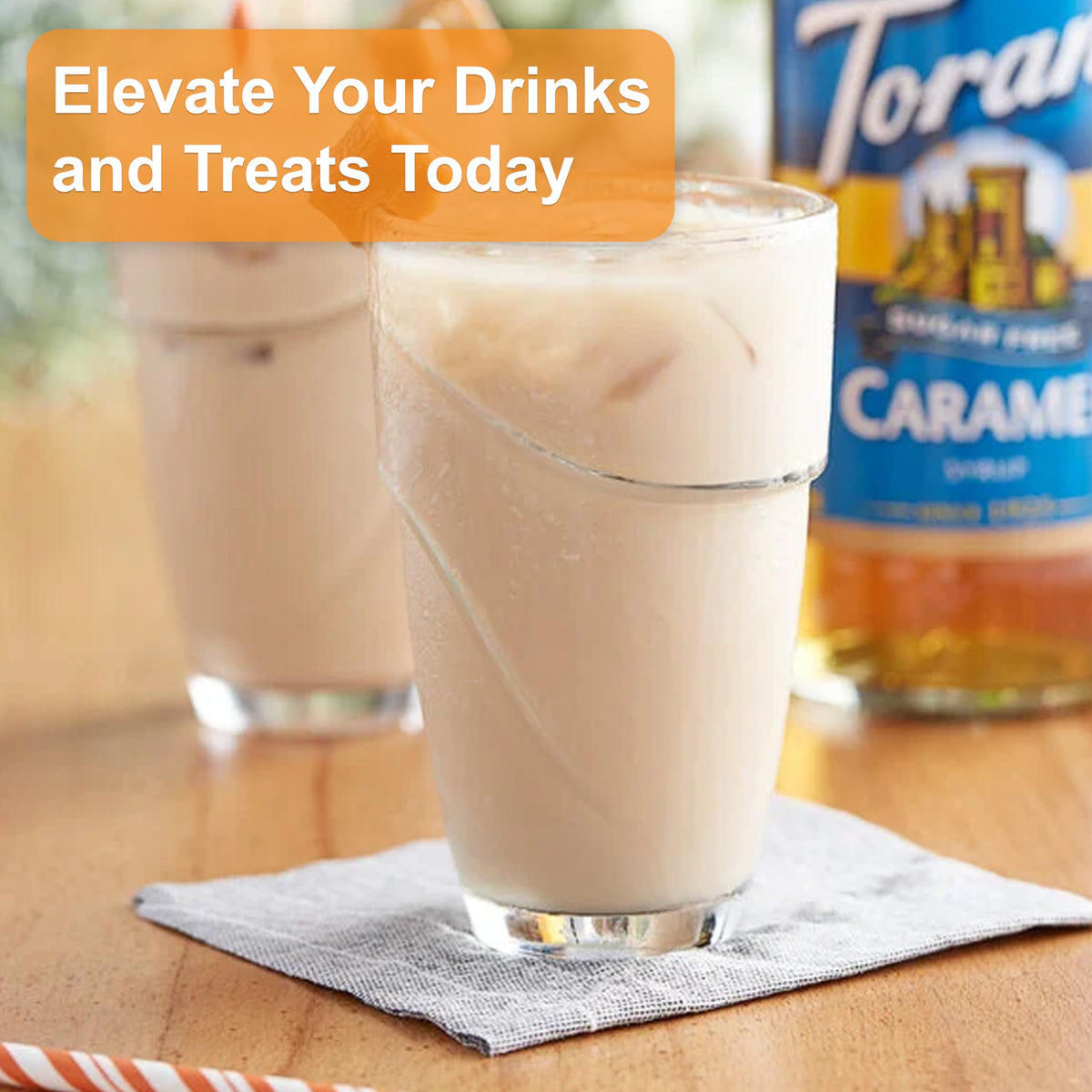 Torani Coffee Syrup Variety Pack – Sugar Free Caramel & Vanilla with 2 Pumps