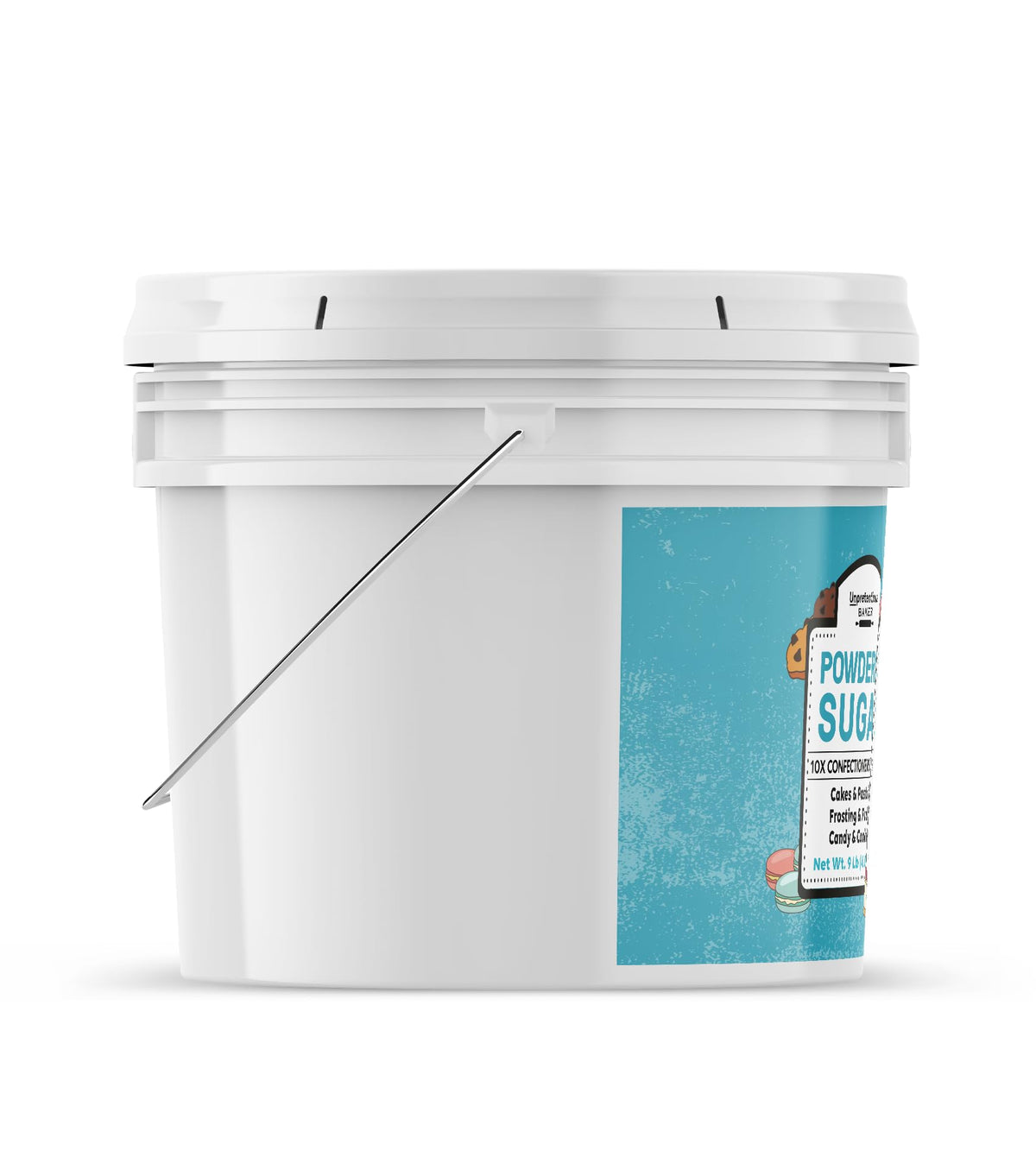 Unpretentious Powdered Sugar, 2 Gallon Bucket | Confectioners Sugar for Baking & Desserts