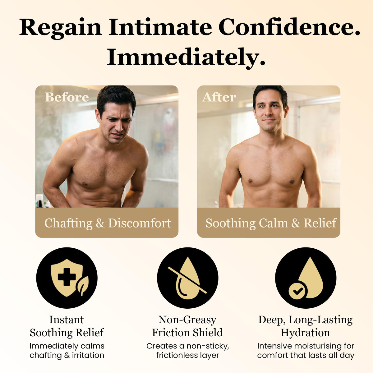 Velluré Penile Cream Men's Intimate Moisturizer & Genital Skin Care, 4oz
