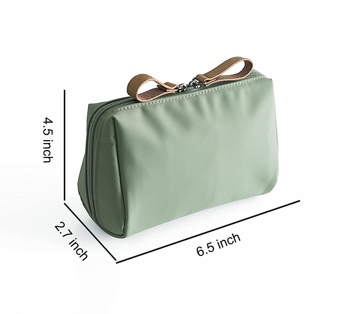 Vviitop Small Makeup Bag for Purse, Makeup Pouch Small Cosmetic Bag Mini Portable Handbag for Women and Girls (Black)