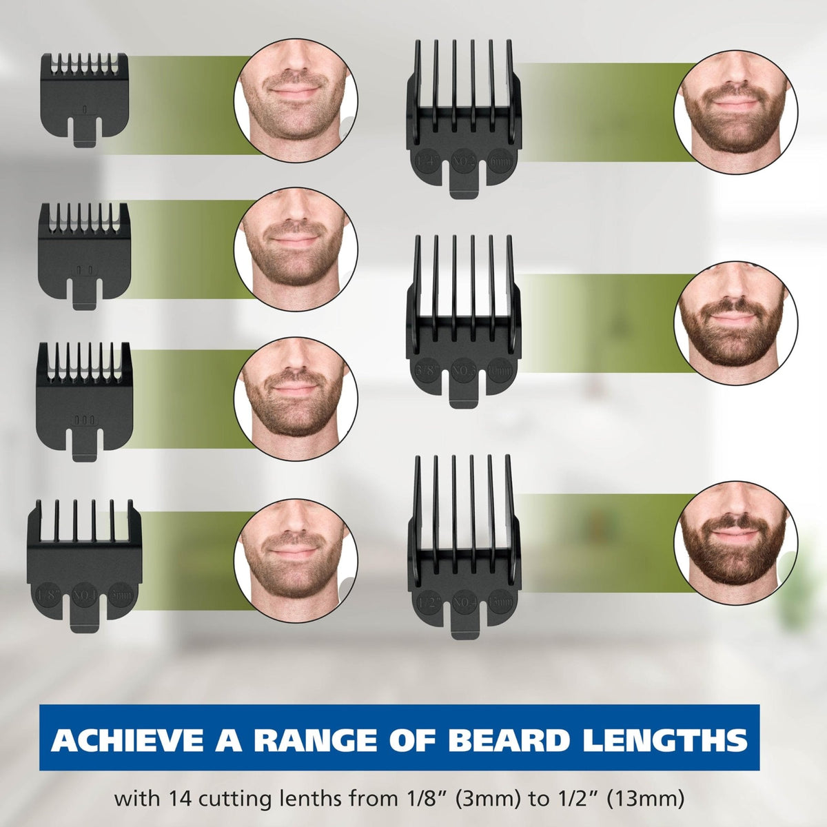 Wahl Groomsman Rechargeable Beard Trimmer Kit & Bonus Battery Nose Trimmer