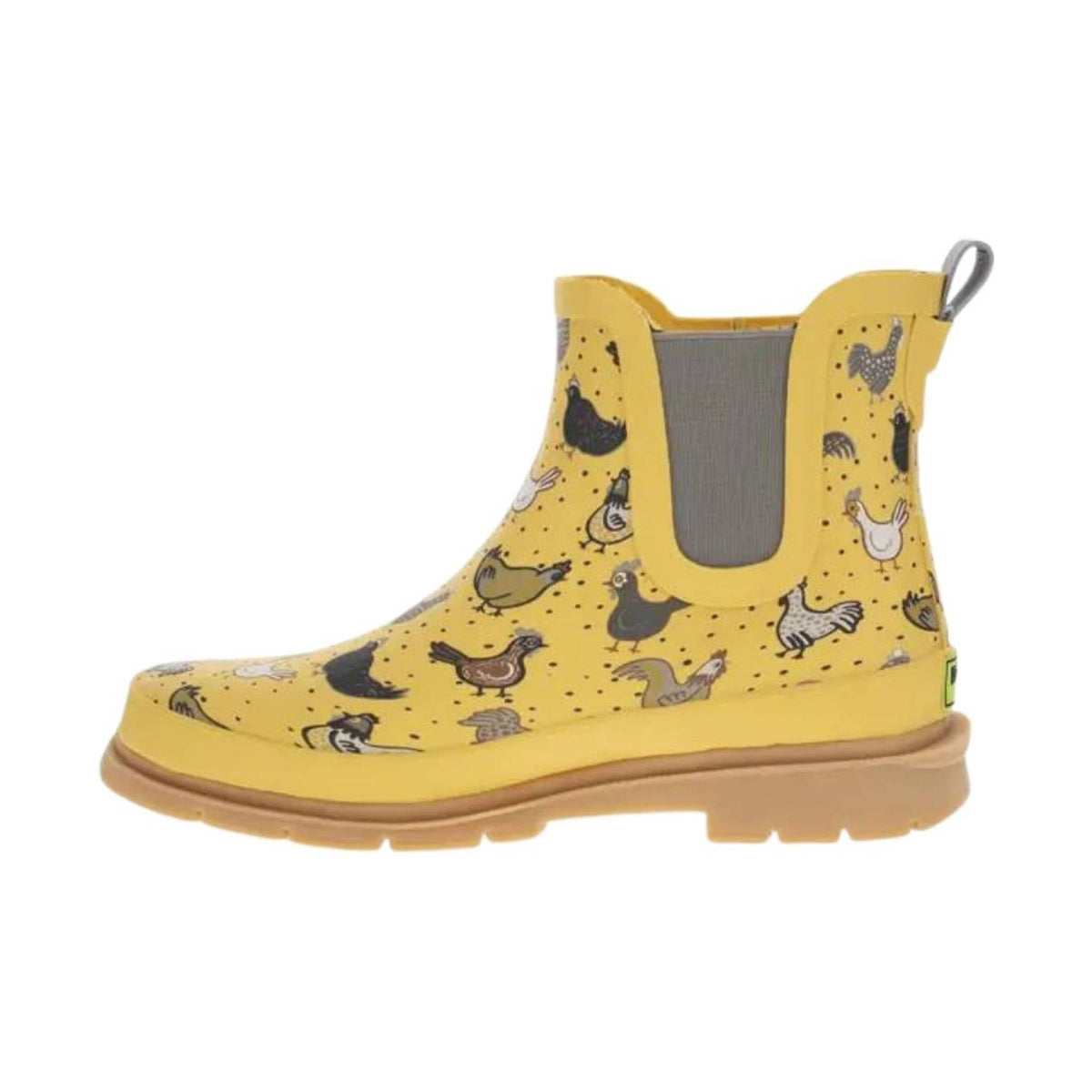 Western Chief Women's Hen Frenzy Chelsea Rain Boots - Yellow