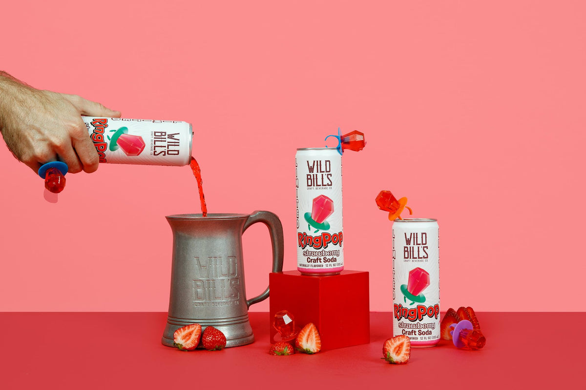 Wild Bill's 12 Flavor Craft Soda Variety Pack | Pure Cane Sugar, No HFCS, Caffeine Free, Gluten Free, Vegan
