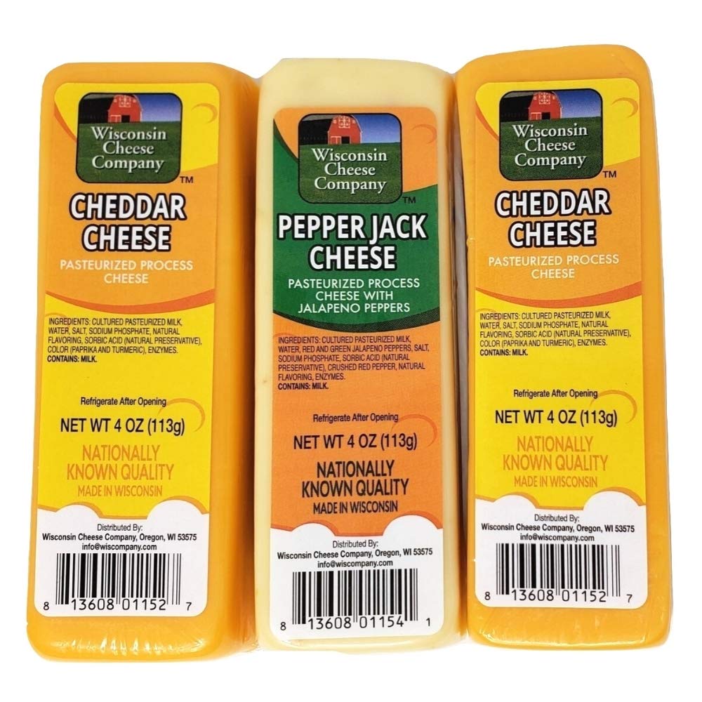 Wisconsin Cheese Company - Ultimate Cheese & Meat Gift Box | Smoked Summer Sausages, Wisconsin Cheese, Crackers & Mustard