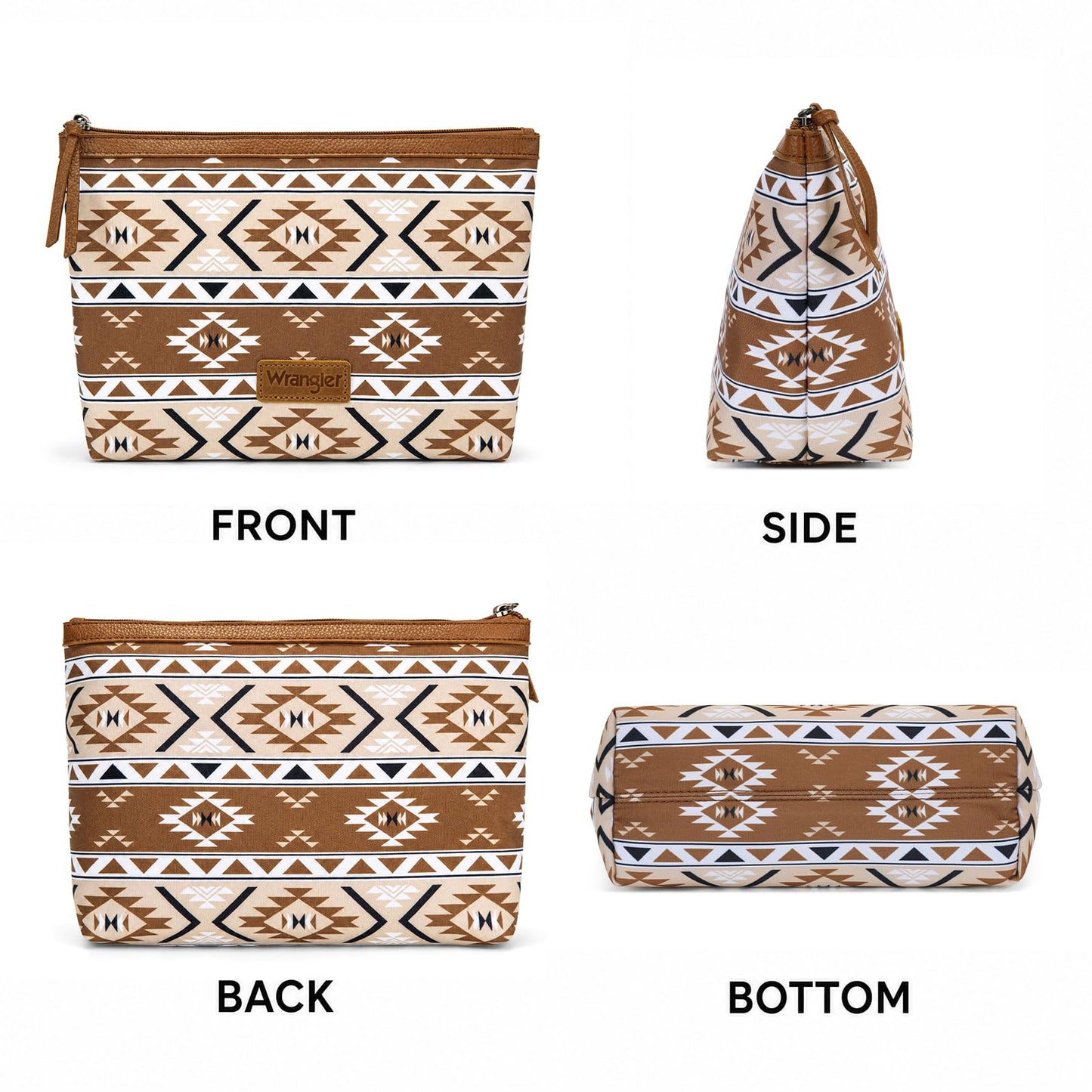 Wrangler Makeup Bag Travel Toiletry Bag Waterproof Cosmetic Bag for Women