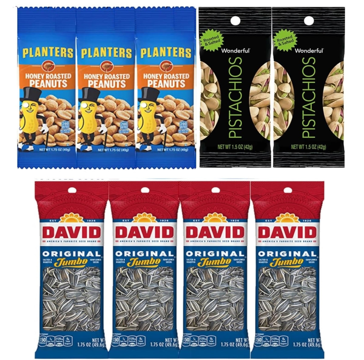 YESY Nuts Individual Packs – On-the-Go Trail Mix & Nut Variety (38-Pack)