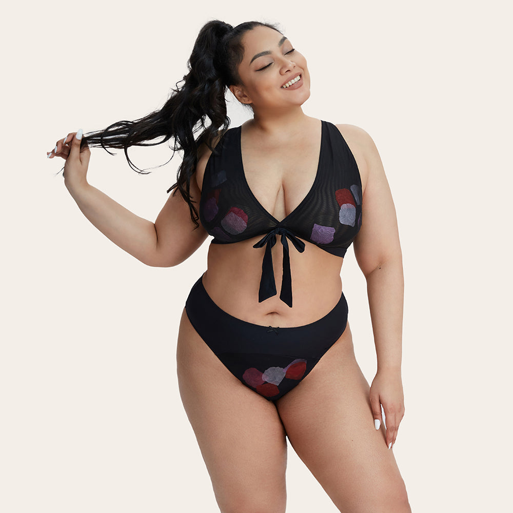 YOLANDA Deep V Wireless Convertible Bralette
