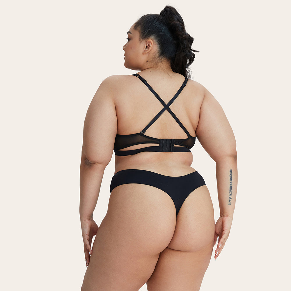 YOLANDA Deep V Wireless Convertible Bralette