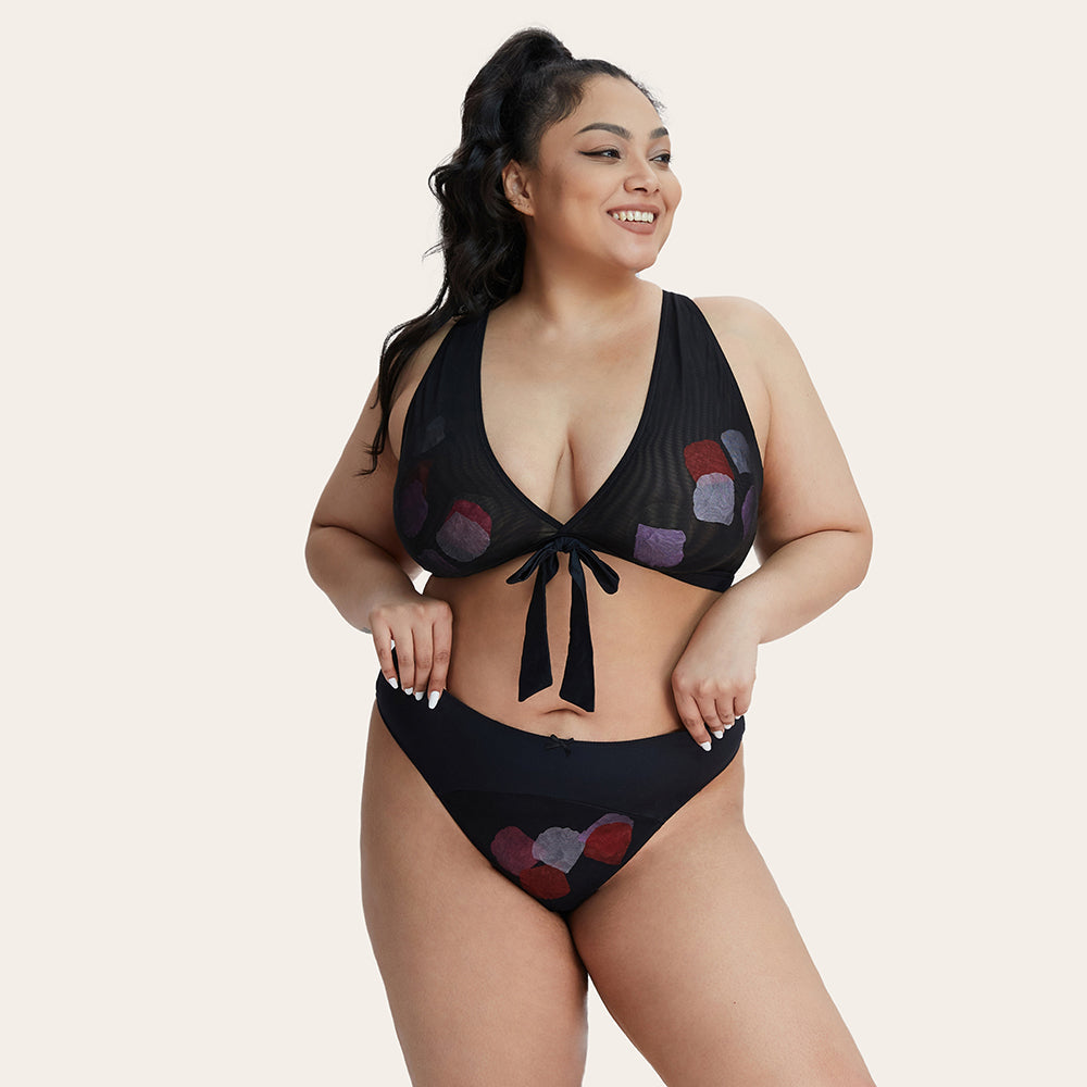YOLANDA Deep V Wireless Convertible Bralette