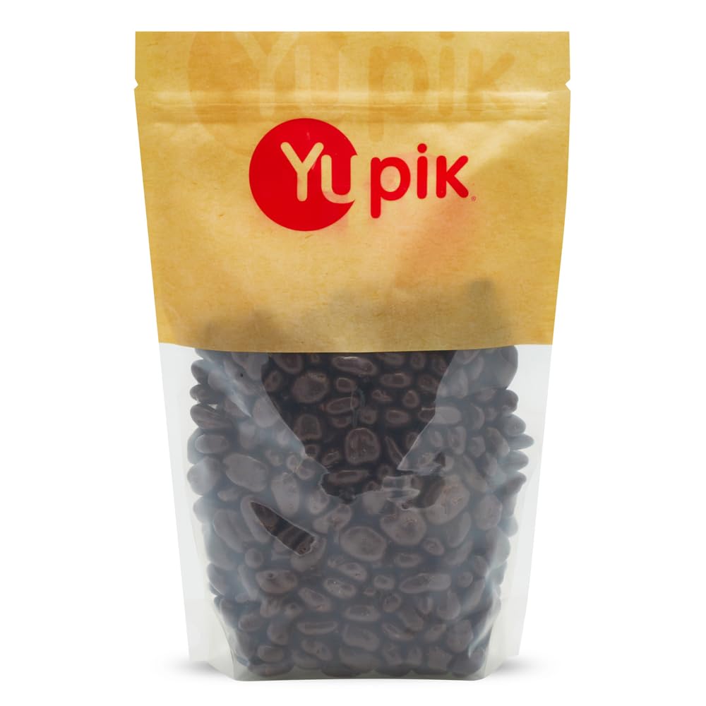 Yupik Dark Chocolate Pecans – 60% Cacao, 2.2 lb Kosher Dairy, Dipped Nuts for Snacking, Baking & Gifting