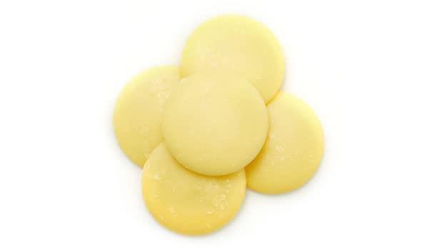 Yupik Organic Cocoa Butter Wafers — 2.2 lb (35.2 oz), Vegan, Gluten-Free, No Additives